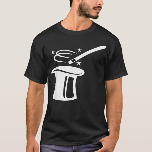 T-shirt Chapeau et bâton magique (Devant)