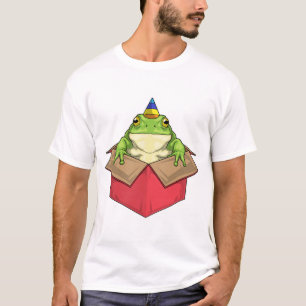 T-shirt Chapeau pour fête d'anniversaire de grenouille