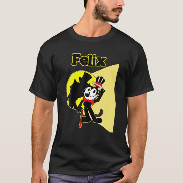 T-shirt Chapeau supérieur Felix Black-Cat (Devant)
