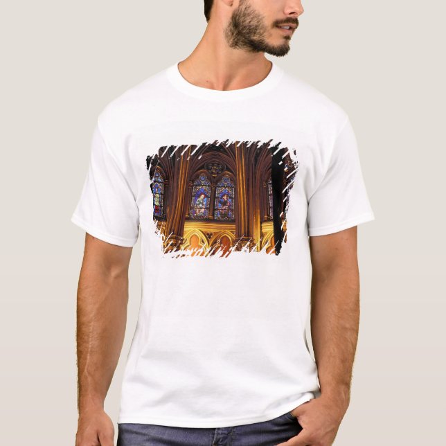 T-shirt Chapelle basse de La Sainte-Chapelle, Paris, 2 (Devant)