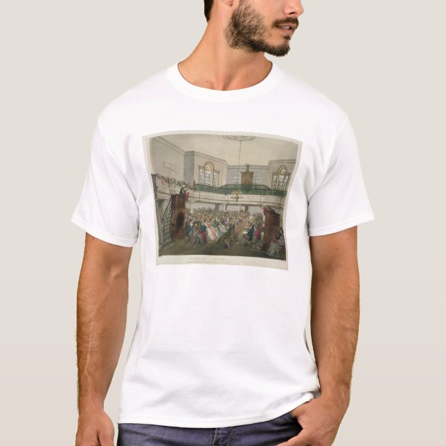 T-shirt Chapelle de Magdalen, du 'microcosme d'Ackermann (Devant)