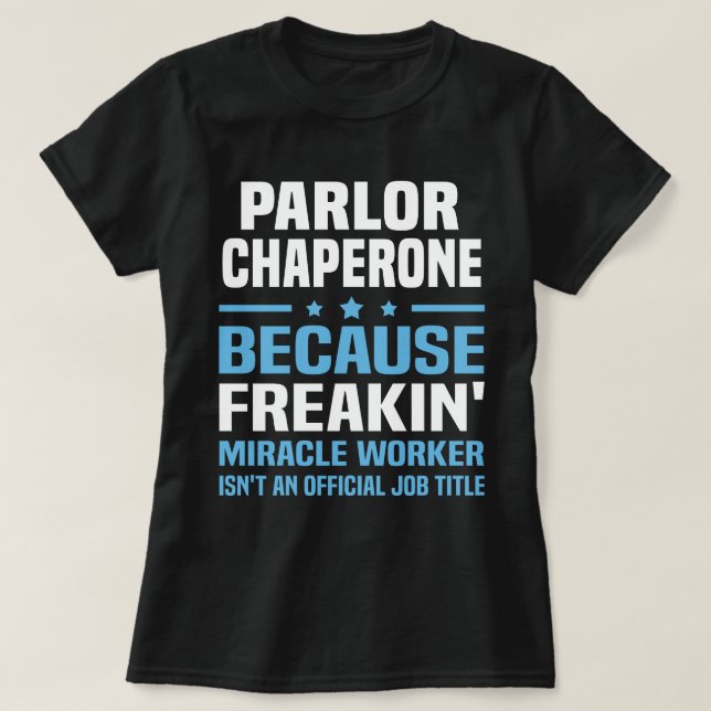 T-shirt Chaperon de salon (Design devant)
