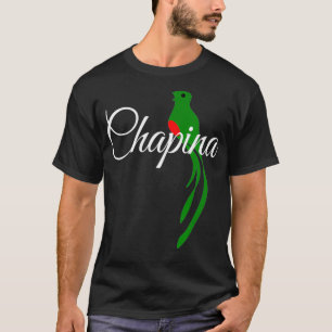 T-shirt Chapina du Guatemala avec Quetzal