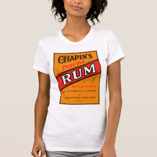 T-shirt Chapins Pure Vieux Étiquette de rhum