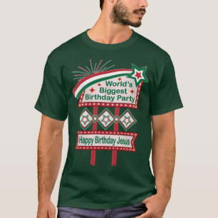 T-shirt Chapiteau de la plus grande fête d'anniversaire du
