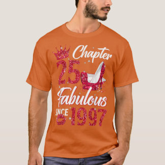 T-shirt Chapitre 25 Fabuleux depuis 1997 25e anniversaire