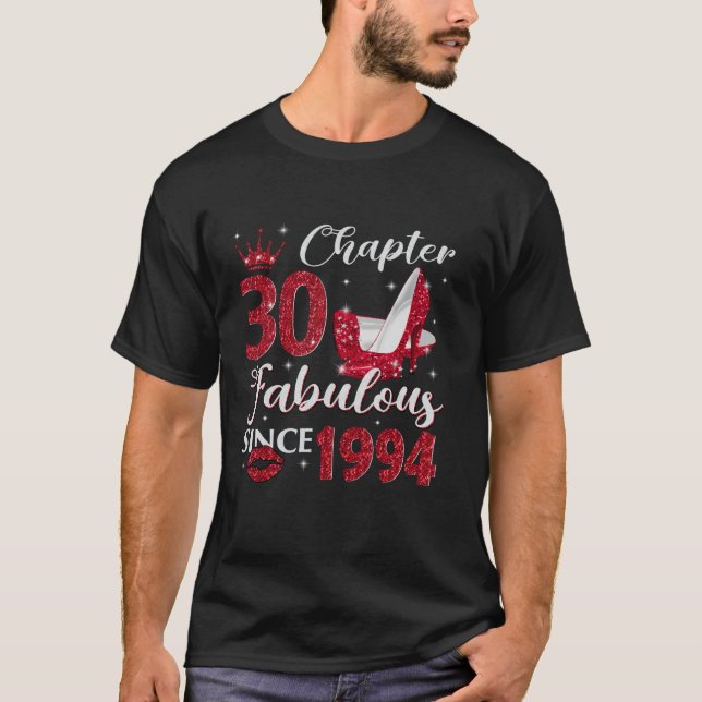 T-shirt Chapitre 30 Fabuleux depuis 1994 30E Anniversaire  (Devant)