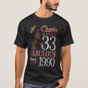 T-shirt Chapitre 33 Fabuleux depuis 1990 33e anniversaire