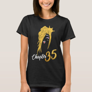T-shirt Chapitre 35 Anniversaire Blondie Blond Cheveux Fem