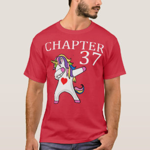 T-shirt chapitre 37 licorne dabbing heureux anniversaire 3