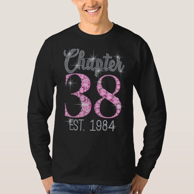 T-shirt Chapitre 38 Fabuleux depuis 1984 38e anniversaire  (Devant)