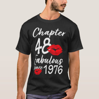 T-shirt Chapitre 48 Fabuleux depuis 1976 48E Anniversaire 