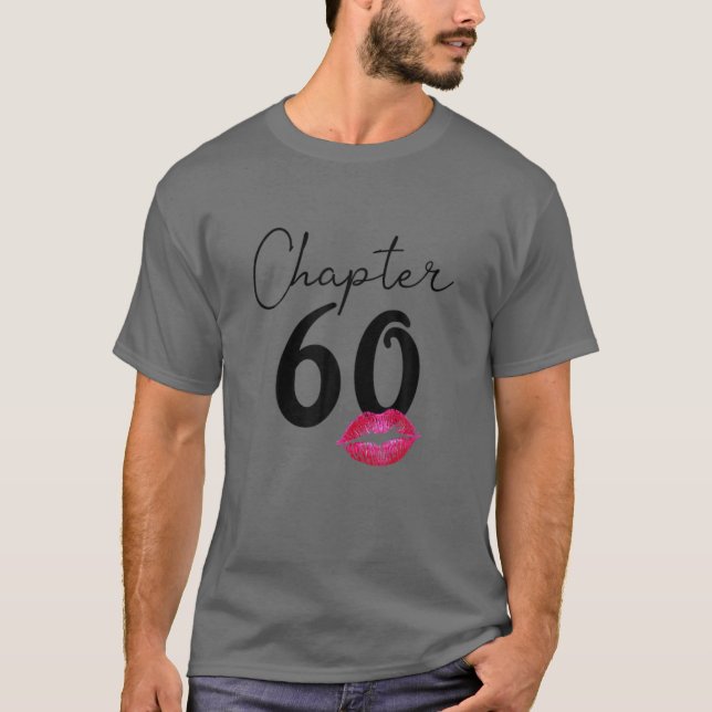 T-shirt Chapitre 60 Joyeux Anniversaire 60E Né En 1962 (Devant)