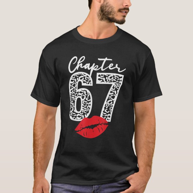 T-shirt Chapitre 67 Lèvres Joyeux léopard d'anniversaire 6 (Devant)