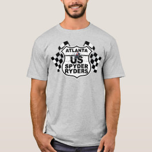 T-shirt Chapitre d'Atlanta - Terminer les drapeaux Logo av