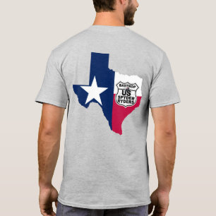 T-shirt Chapitre de Bastrop - État Texas RWB 2S