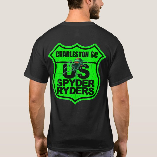T-shirt Chapitre de Charleston SC - Logo 2 faces Vert (Dos)