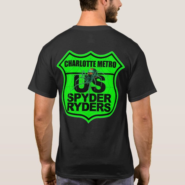 T-shirt Chapitre de Charlotte Metro - Logo 2 faces Vert (Dos)
