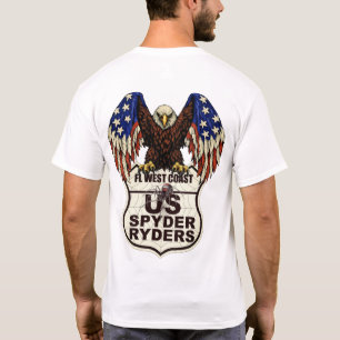 T-shirt Chapitre de la côte ouest de Floride - Logo d'aigl