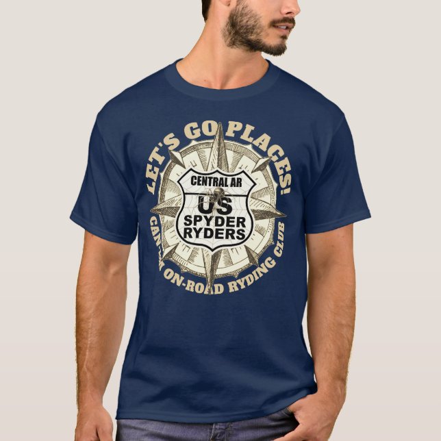 T-shirt Chapitre de l'Arkansas central - Allons-y ! (Devant)