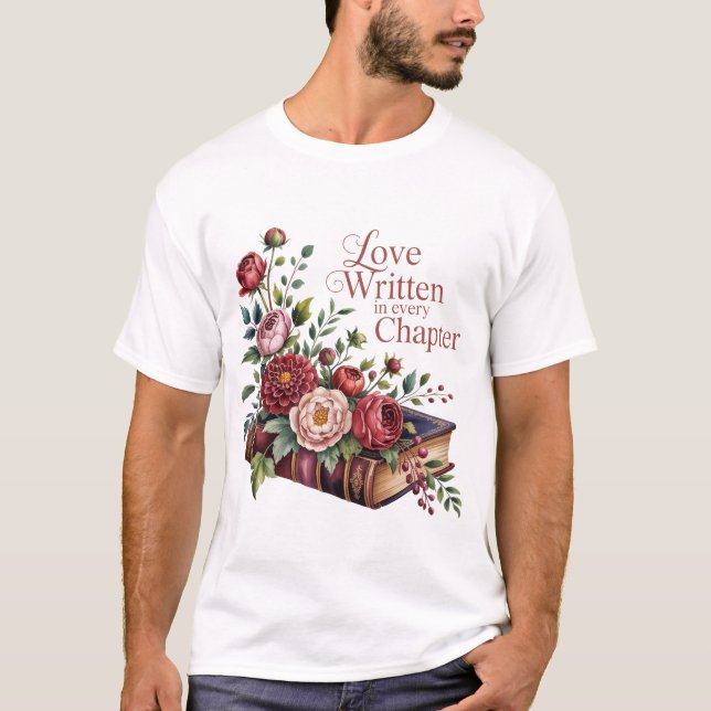 T-shirt chapitre de livre (Devant)