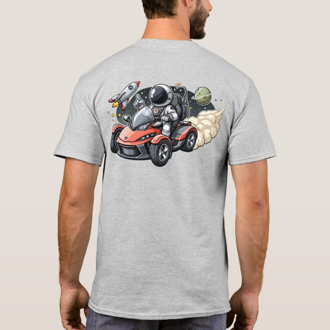 T-shirt Chapitre de Space Coast - Astronaute sur Spyder (Dos)