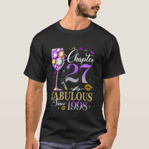 T-shirt Chapitre des Femmes 27 Fabuleux Ét 1998 27e Annive