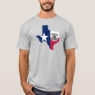 T-shirt Chapitre du centre du Texas - État Texas RWB