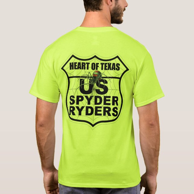 T-shirt Chapitre Du Coeur Du Texas - Logo Trans 2 Côtés (Dos)