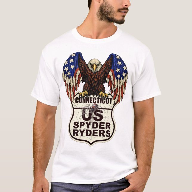 T-shirt Chapitre du Connecticut - Logo Eagle 1s (Devant)