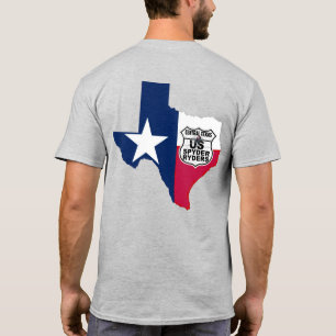 T-shirt Chapitre du Texas central - État Texas RWB 2S