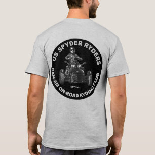 T-shirt Chapitre Ozarks Spyder Ryders - Noir Rond