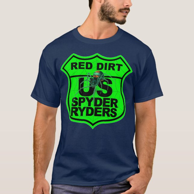 T-shirt Chapitre Red Dirt - Logo Vert Sécurité (Devant)