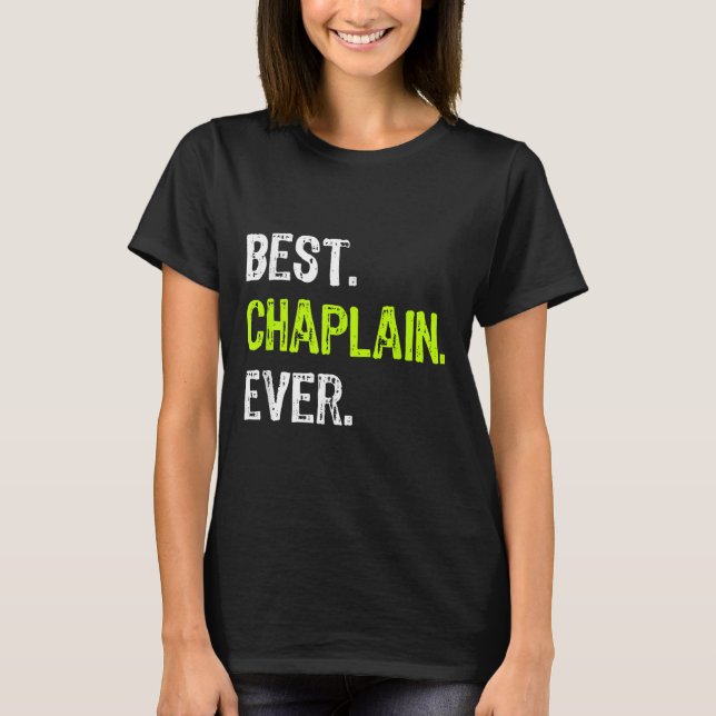 T-shirt Chaplain Ever  (Devant)