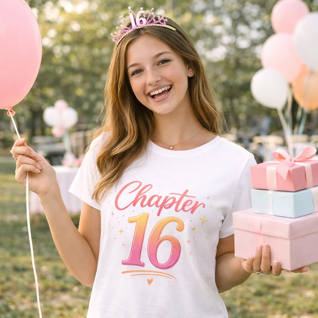 T-shirt Chapter 16 Sweet Sixteen Birthday Celebration (Créateur téléchargé)