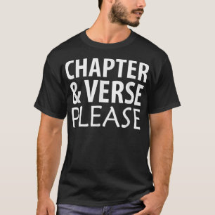 T-shirt Chapter and Verse Please Bible Scripture