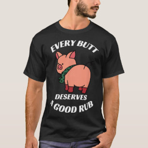 T-shirt Chaque Bouc Mérite Un Bon Boucher Grillant Fu
