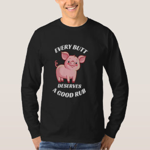 T-shirt Chaque Bouc Mérite Un Bon Boucher Grillant Fu