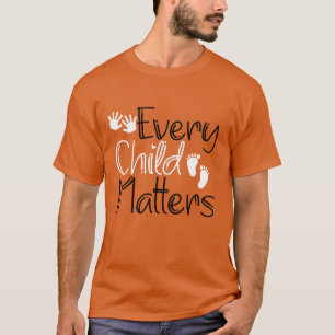 T-shirt Chaque enfant compte, Orange Orange Day