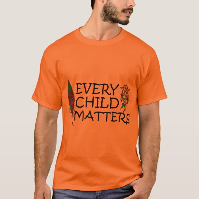 T-shirt Chaque enfant Kindness Matte Kindness Orange Day 2 (Devant)
