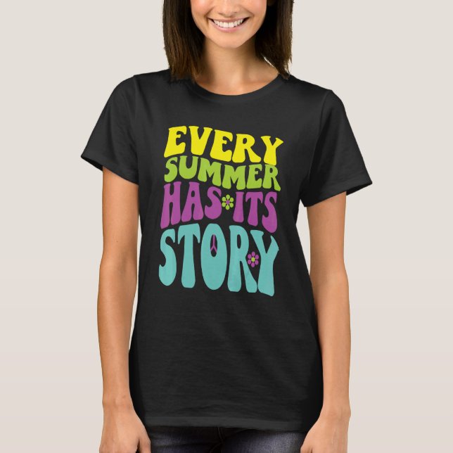 T-shirt Chaque été a son histoire (Devant)