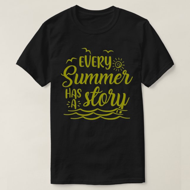T-shirt chaque été a une histoire 7 (Design devant)