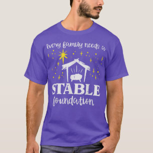 T-shirt Chaque Famille Fondation Stable Christian Jesus Ch