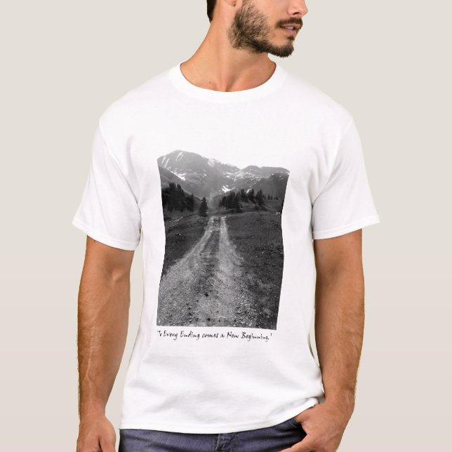 T-shirt Chaque fin vient un nouveau début (Devant)