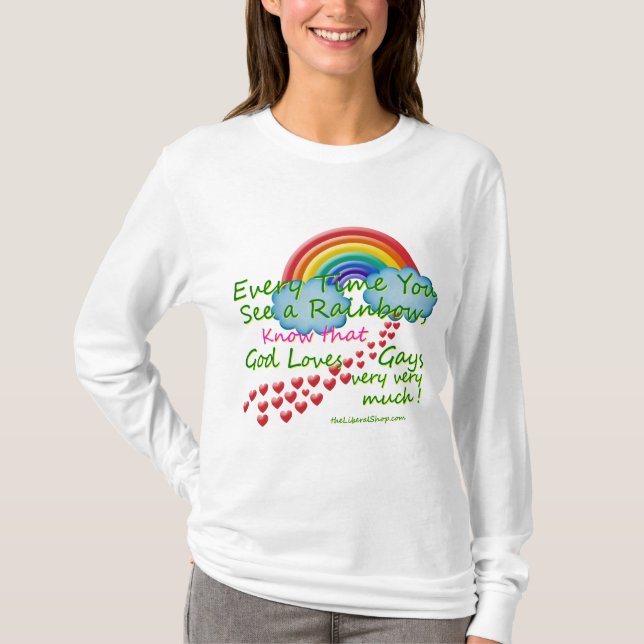 T-shirt Chaque fois que vous voyez des femmes de Rainb (Devant)