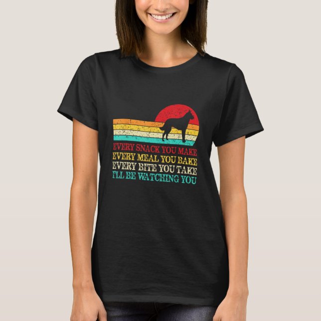 T-shirt Chaque friandise que vous faites Chien Malinois be (Devant)