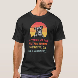 T-shirt Chaque friandise que vous faites Chien Pit Bull Ma