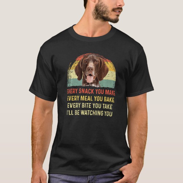 T-shirt Chaque friandise que vous faites Mère de chien ber (Devant)