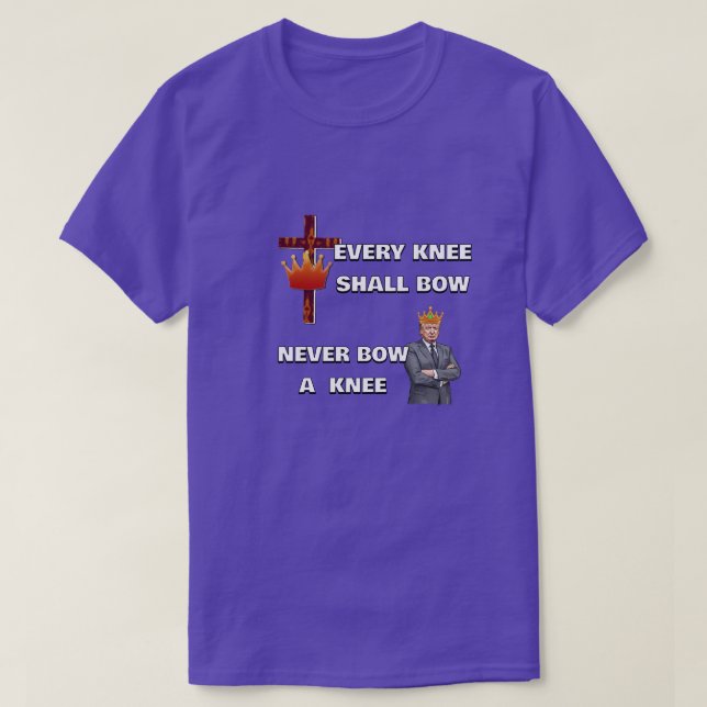 T-Shirt CHAQUE GENOU SE PLIERA (Design devant)