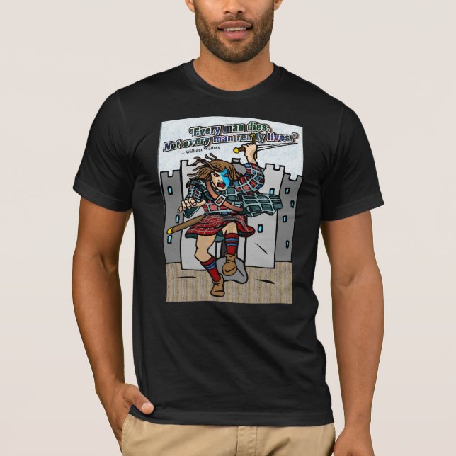 T-shirt Chaque Homme Mort. Pas que tous les hommes Vraimen (Devant)